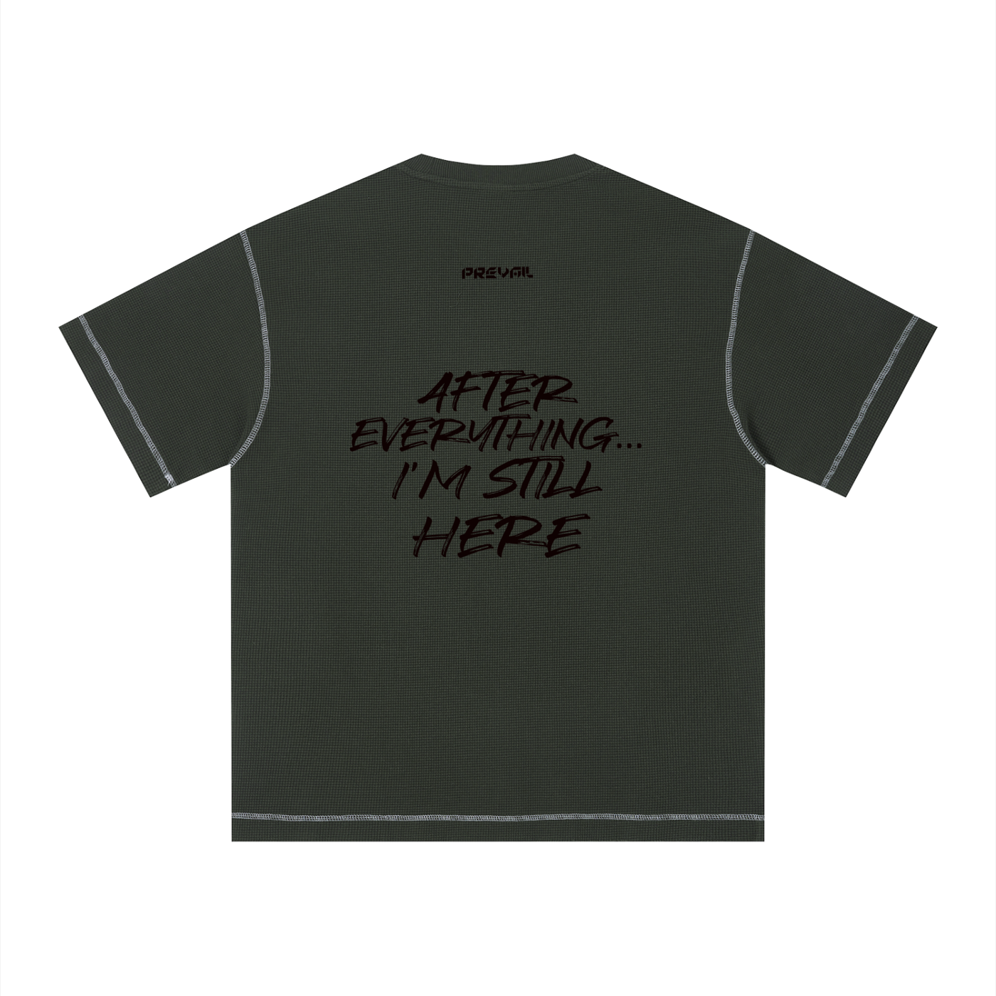 "After Everything" Waffle Boxy T-Shirt