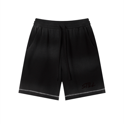 "After Everything" Waffle Raw Hem Shorts