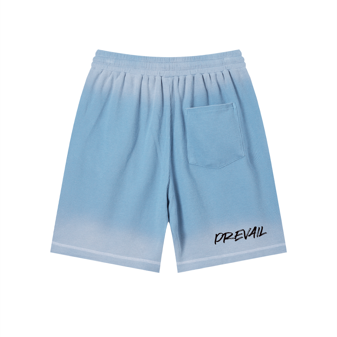 "After Everything" Waffle Raw Hem Shorts