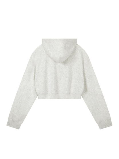 "Become" IN Process Womens Crop-Hoodie
