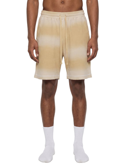 "After Everything" Waffle Raw Hem Shorts